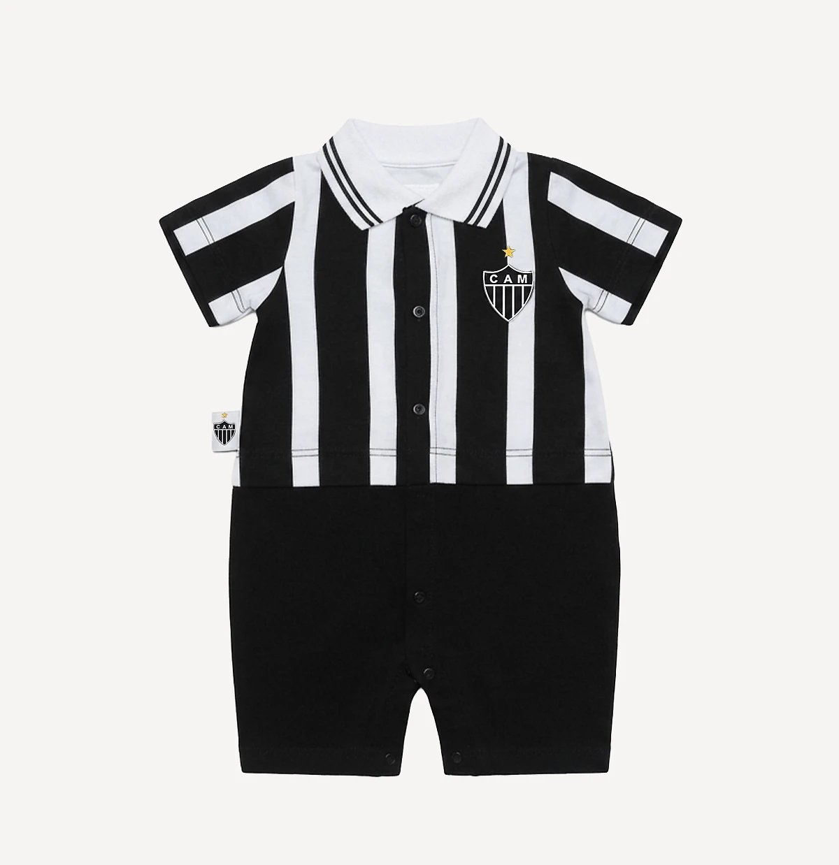Macacão Uniforme Listrado Baby Atlético