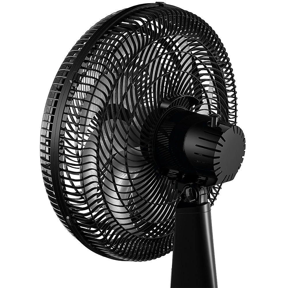 Ventilador de mesa mondial 40cm 8 pás preto prata 220v