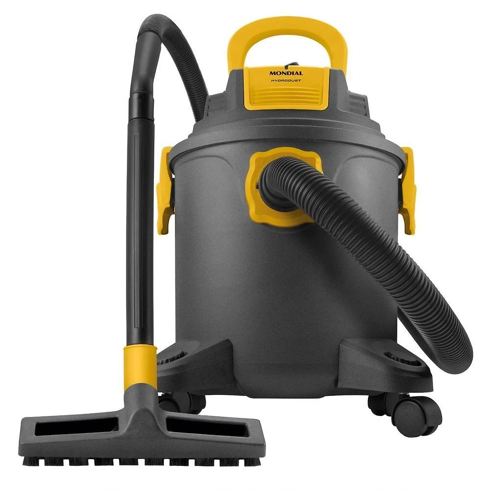 Aspirador de Água e Pó Mondial Hydrodust APT-03 1600W 20L 2 em 1 Preto e Amarelo 220V
