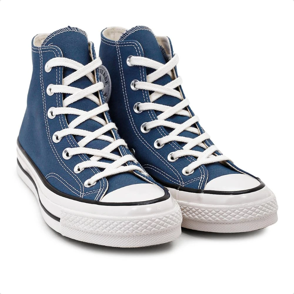 Miniatura Tênis Converse Chuck 70 Vintage All Star + 3 Pares de Meias Marinho / Branco - 33