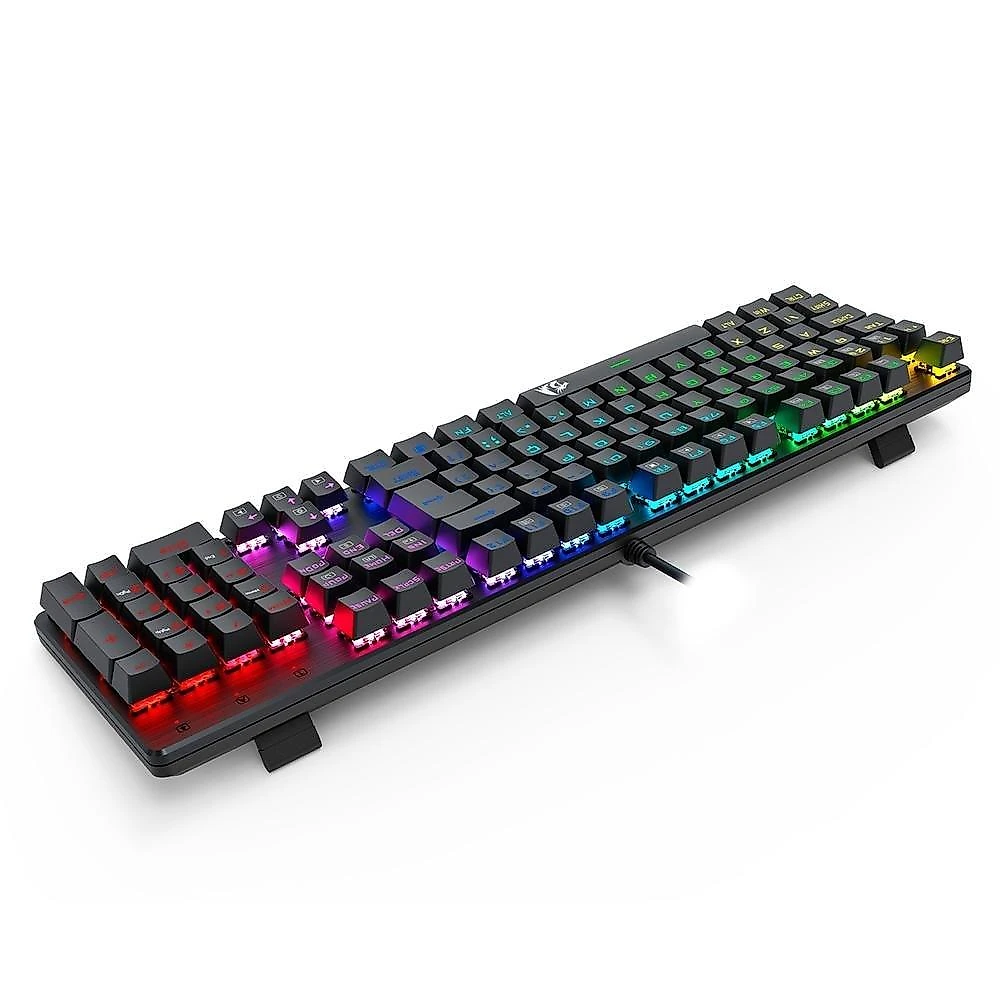 Teclado Mecânico Gamer Redragon Sindri, Rainbow, Preto - K671 (PT-BROWN)