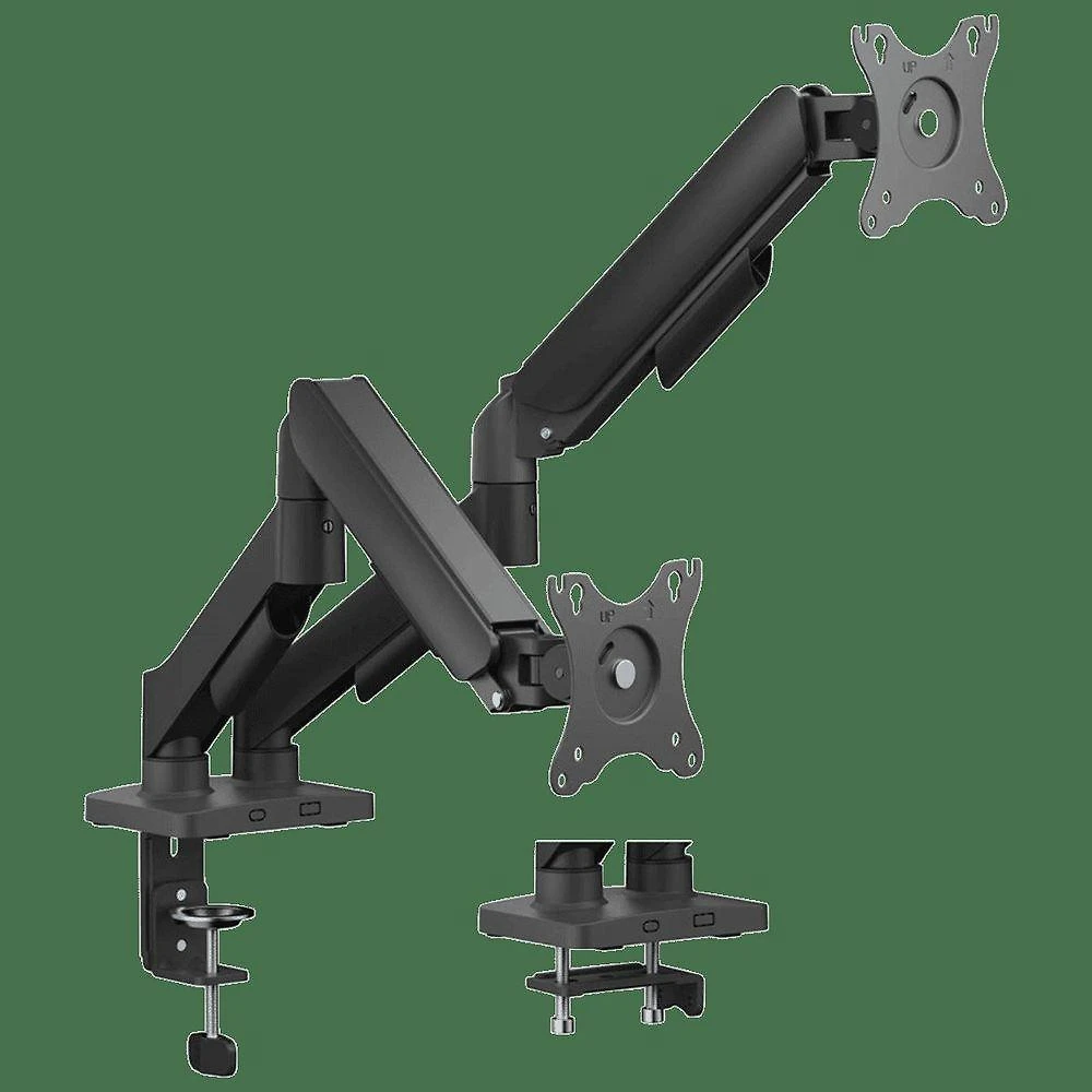 Suporte Articulado para 2 Monitores SM-012GD 17-32 com Mola a Gás Ergonômica Pcyes
