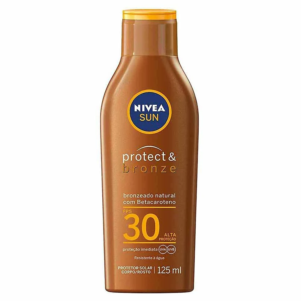 Protetor solar nivea sun protect & bronze fps30 125ml