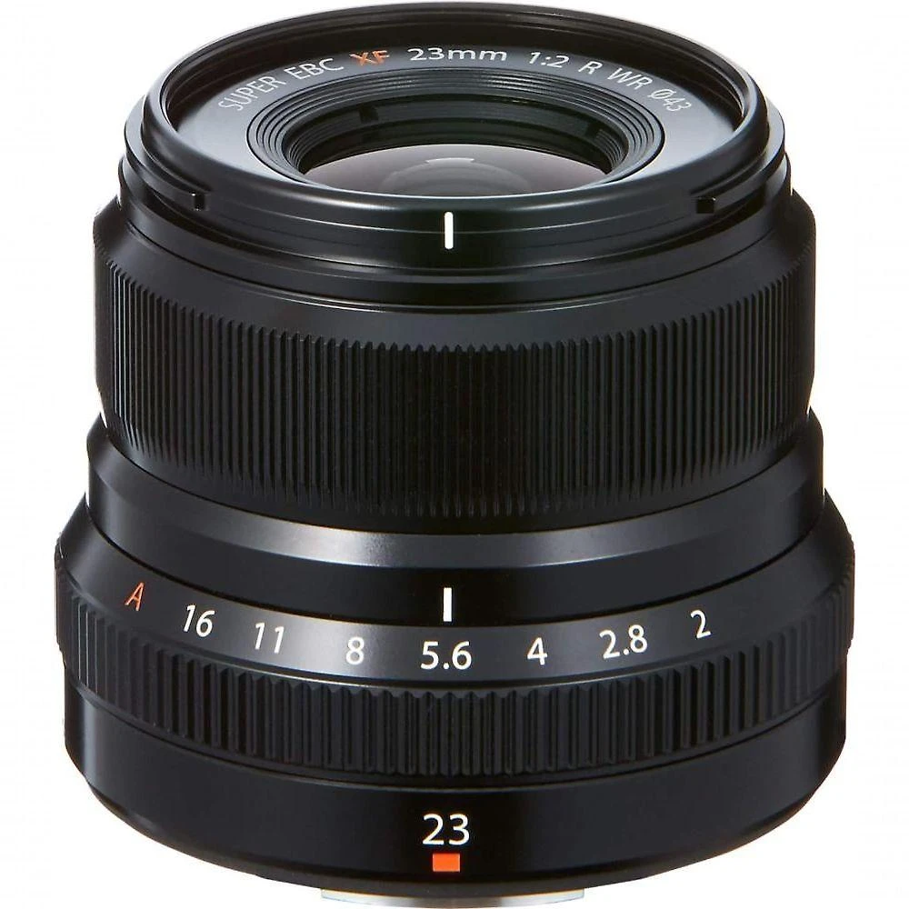 Lente Fujifilm Xf23mmf2 R WR Grande Angular Resistente a Intempéries Preto