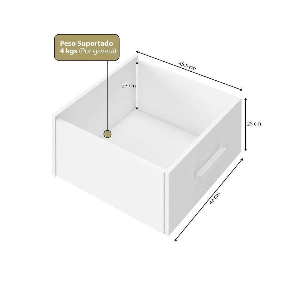 Miniatura Beliche Infantil Juvenil com Cama Auxiliar Moon Branco