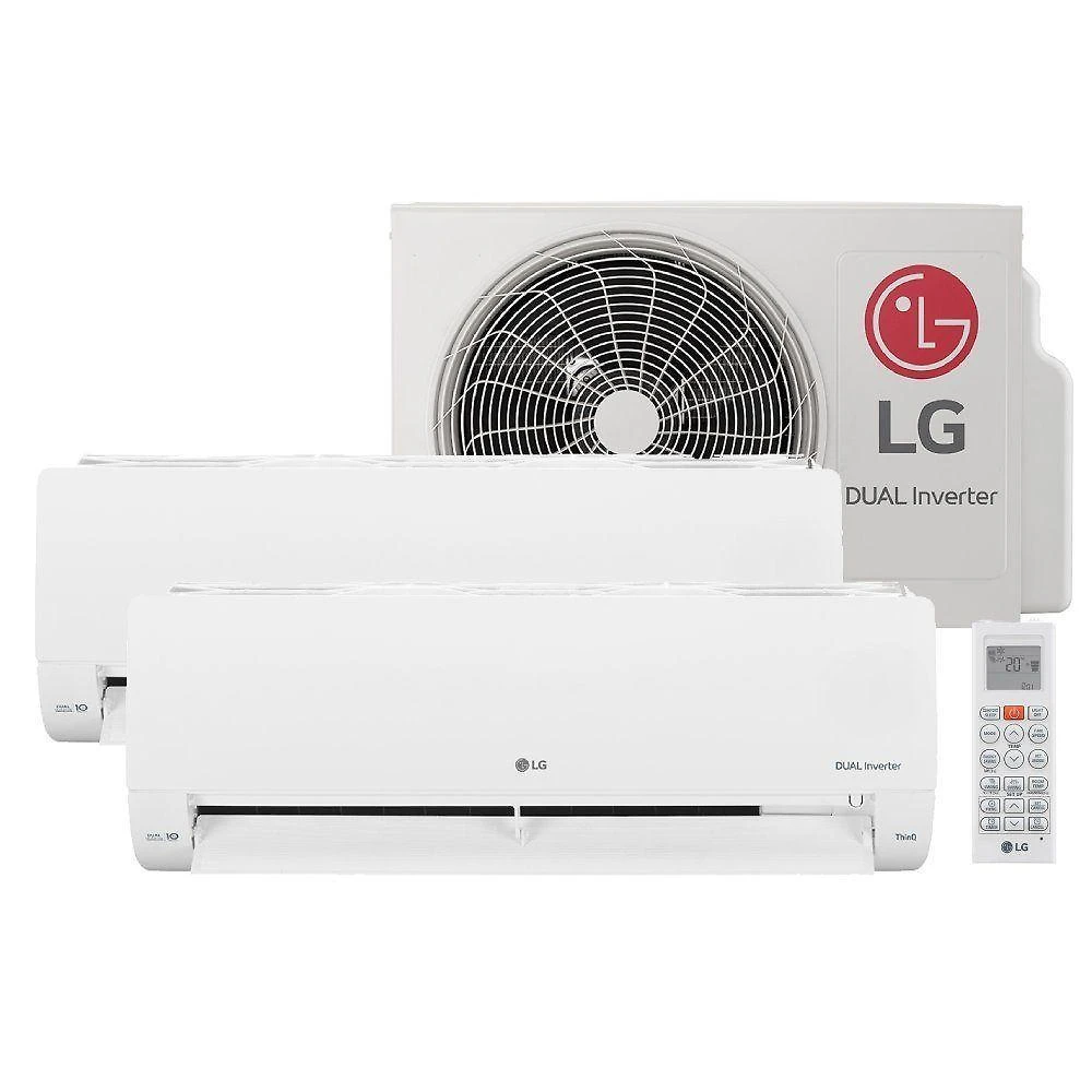 Ar-condicionado lg dual inverter voice  +ai bi-split 16.000 btu (9.000+9.000 btu) frio 220v - s32q16sa181