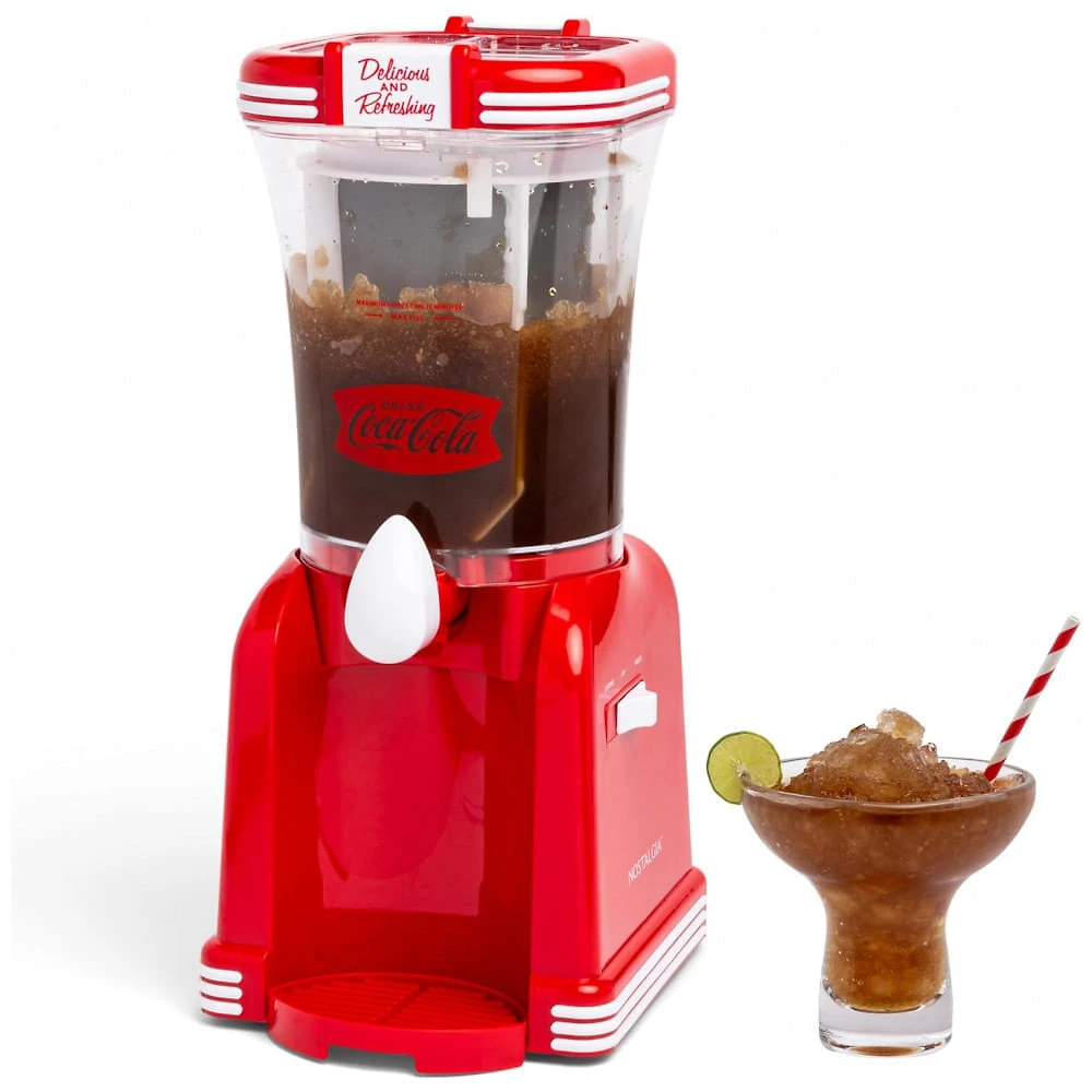 Máquina de Raspadinha Nostalgia Coca Cola 1L de Capacidade, Vermelha