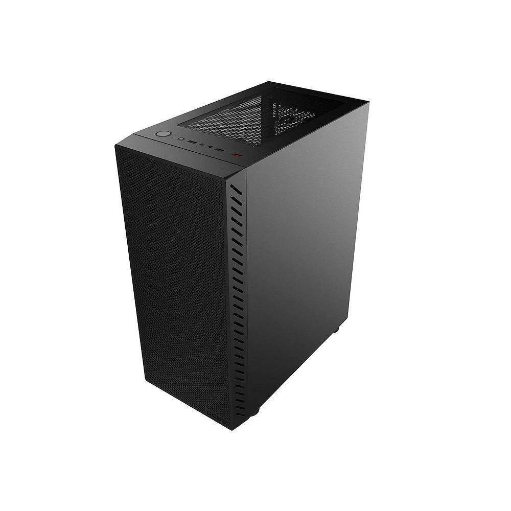 Gabinete Gamer Black Vulcan Mid Tower ATX Aço com Vidro Temperado Preto Pcyes