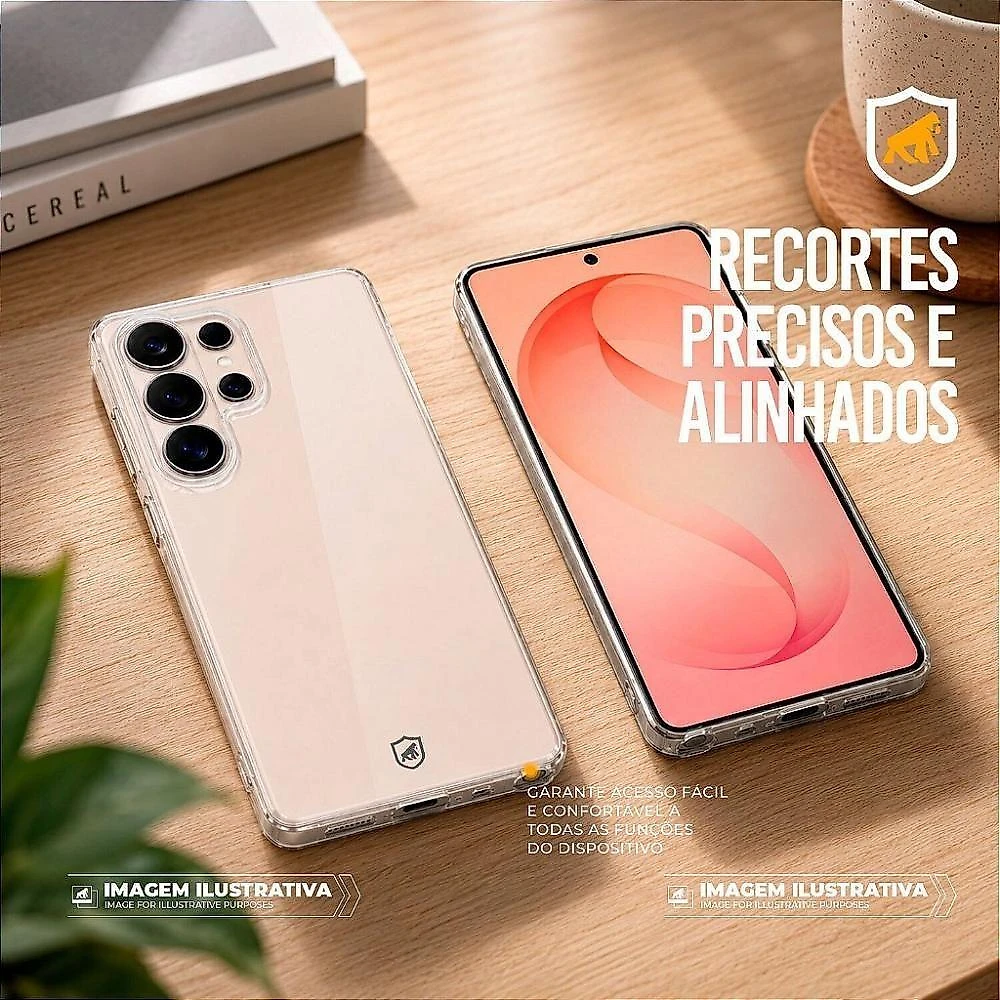 Capa para Celular Gshield Crystal Slim para Samsung Galaxy Z Fold 7 com Acrílico Transparente 1