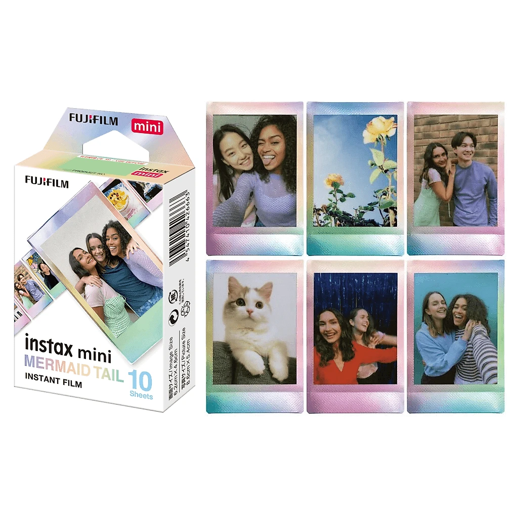 Kit Câmera Instantânea FujiFilm Instax Mini 12 Verde Mermaid com Bolsa e Pack 10 Filmes