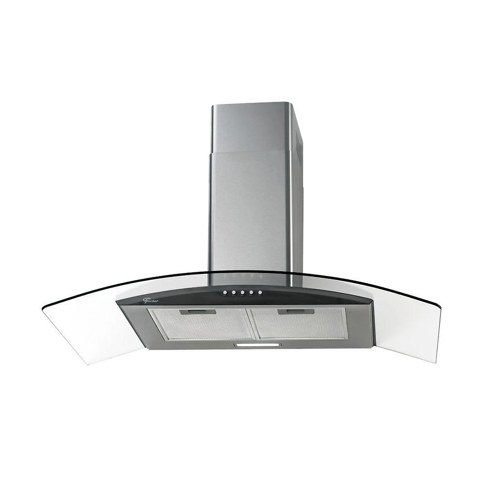 Coifa de Parede Fischer Fit 90 cm Vidro 220V