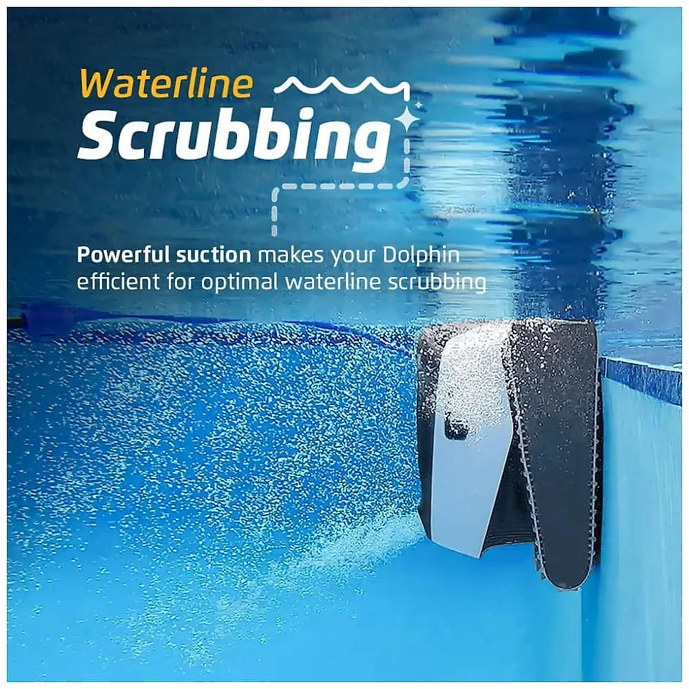 Aspirador Robótico para Piscinas Dolphin Advantage Pro Wi-Fi, Branco, Escova Ativa para Linha d’Água, Limpeza Rápida 1 Hora,Voltagem 230V AC