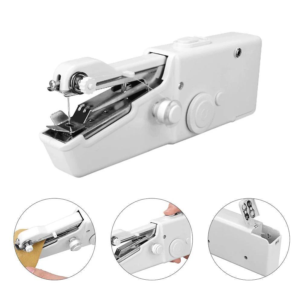 Máquina de Costura Portátil Home Design MQCT-001 Compacta para Ajustes e Consertos Diários