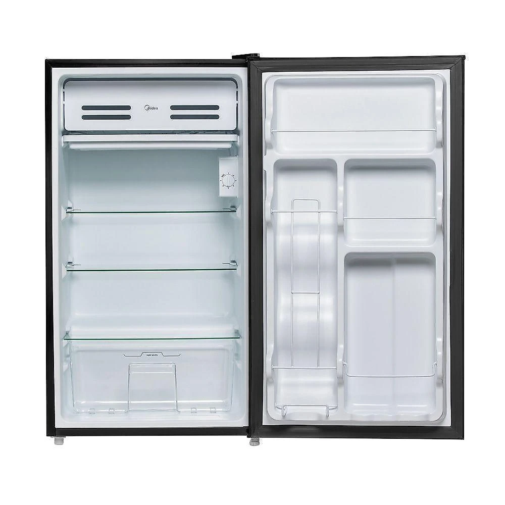 Frigobar midea mdrd142fgd503 93l inverter preto com porta inox bivolt