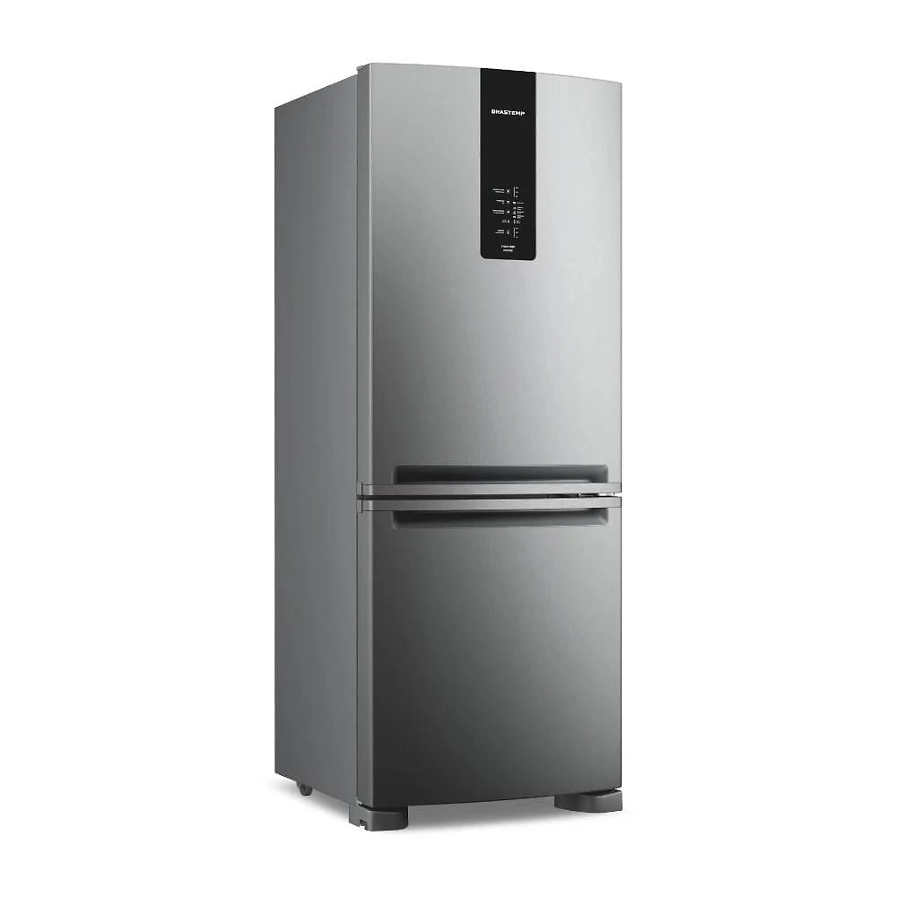 Miniatura Geladeira Brastemp Frost Free Inverse 447L Inox BRE57FK 127V
