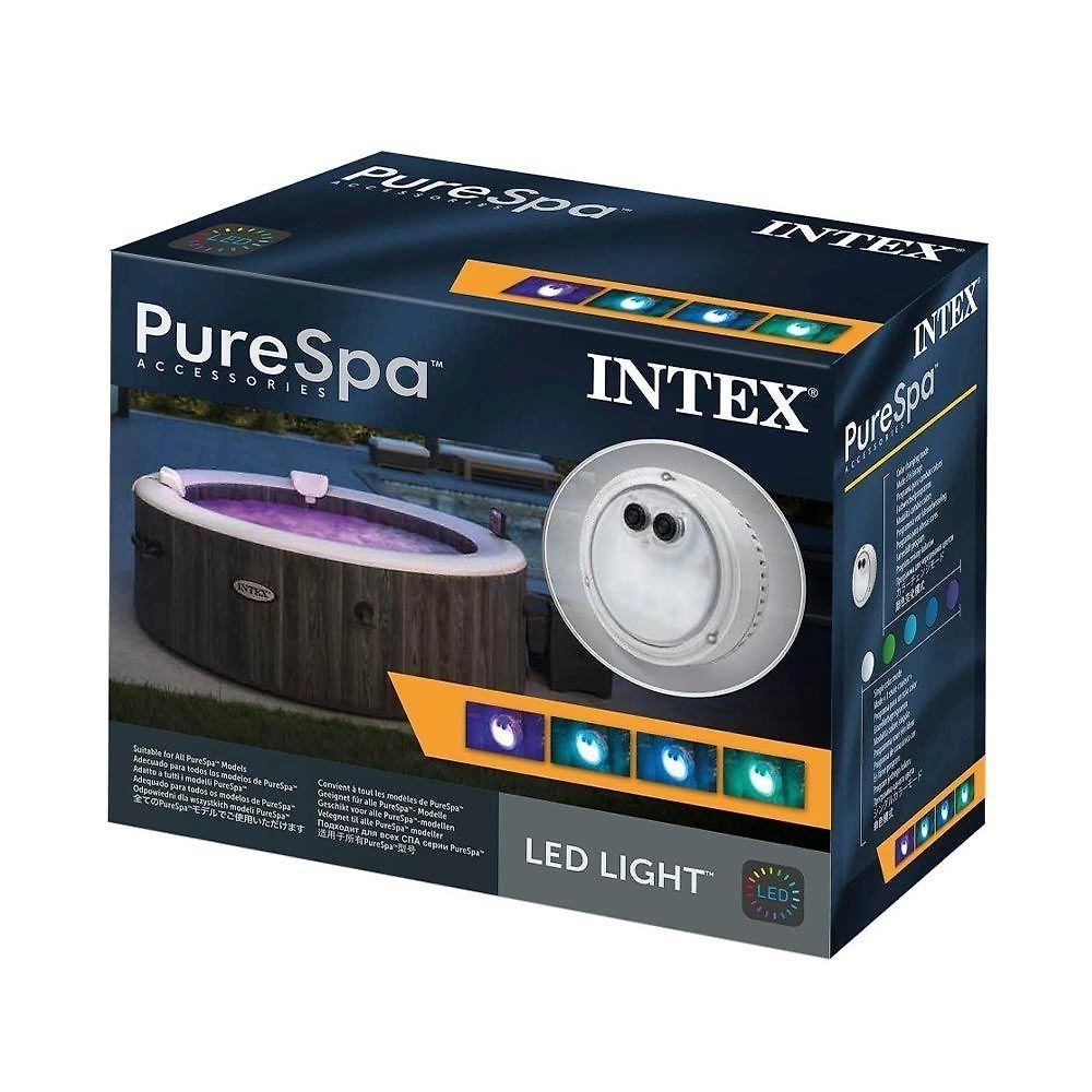Miniatura Luz Led Multi Colorida Lâmpada Spa Bolhas 5 Cores Intex