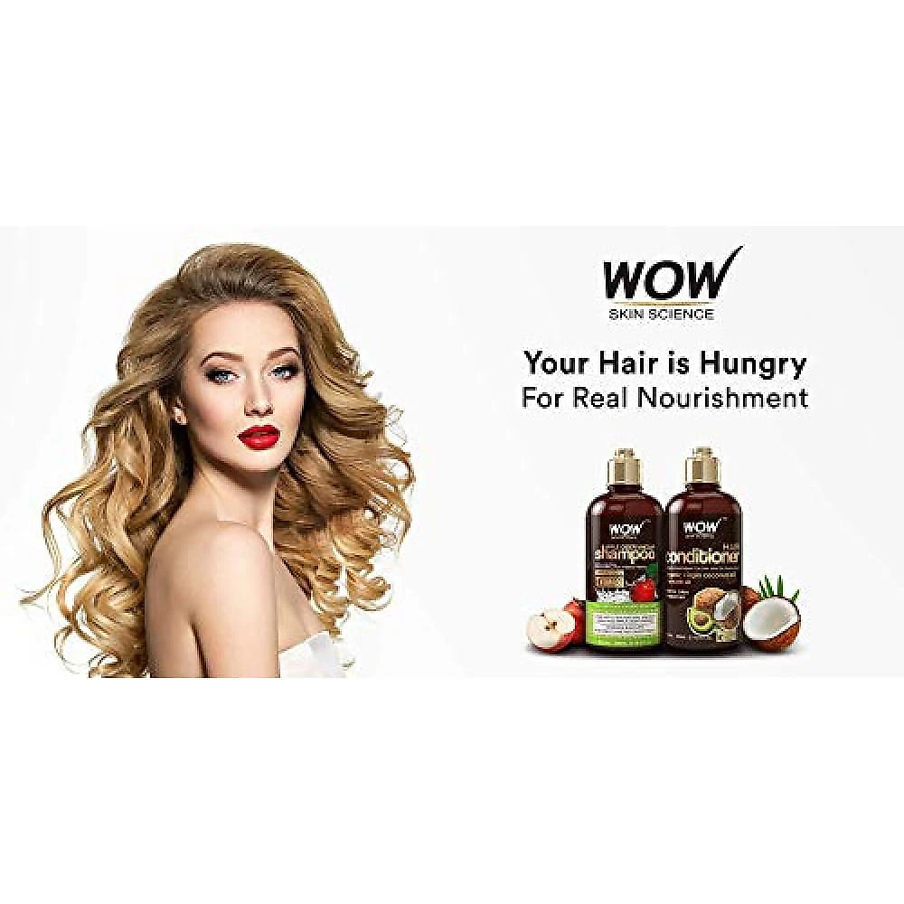 Shampoo e Condicionador Óleo de Coco e Abacate Virgem Reduz a Coceira Caspa e Frizz 500ml