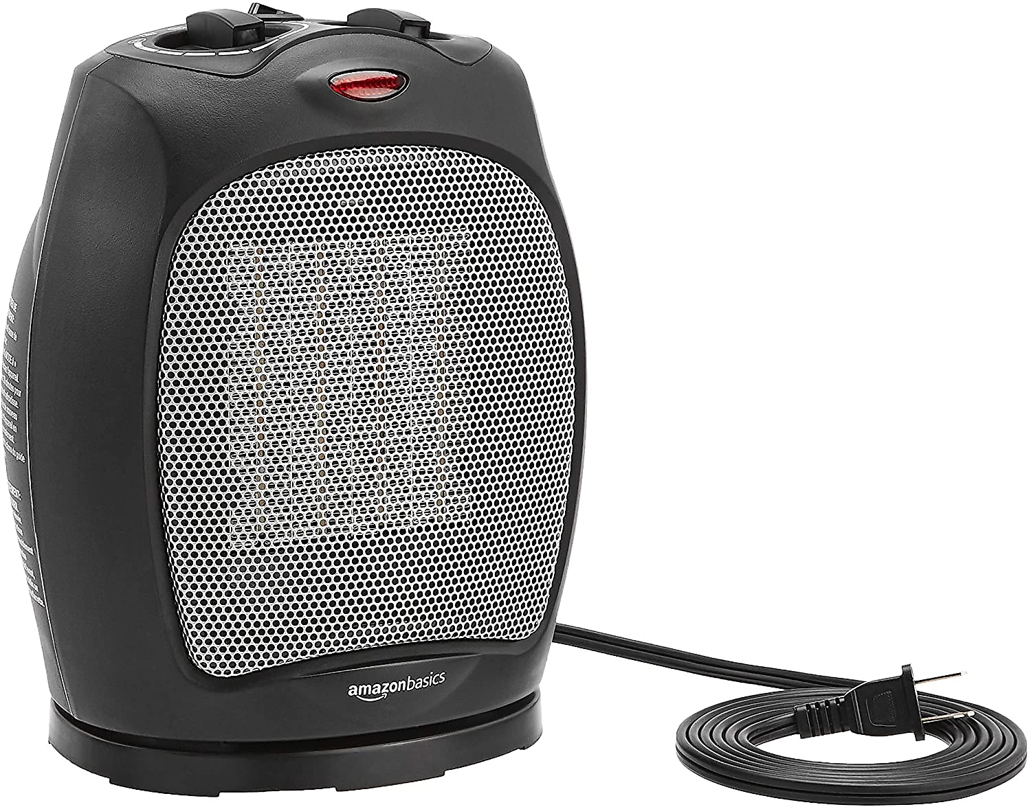 Amazon Basics DQ1928Y Aquecedor Elétrico Portátil Silencioso 1 10V1500W Preto