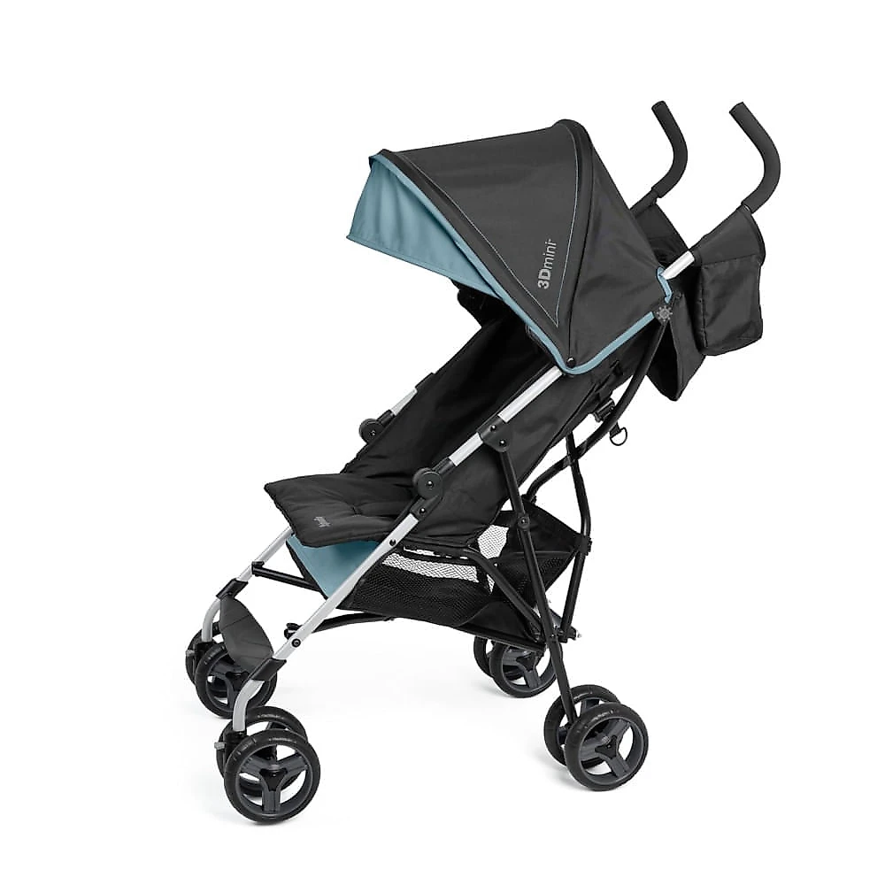 Carrinho de Bebê Summer by Ingenuity 3D Mini: Leve, Confortável e Prático para Viagens - Cinza