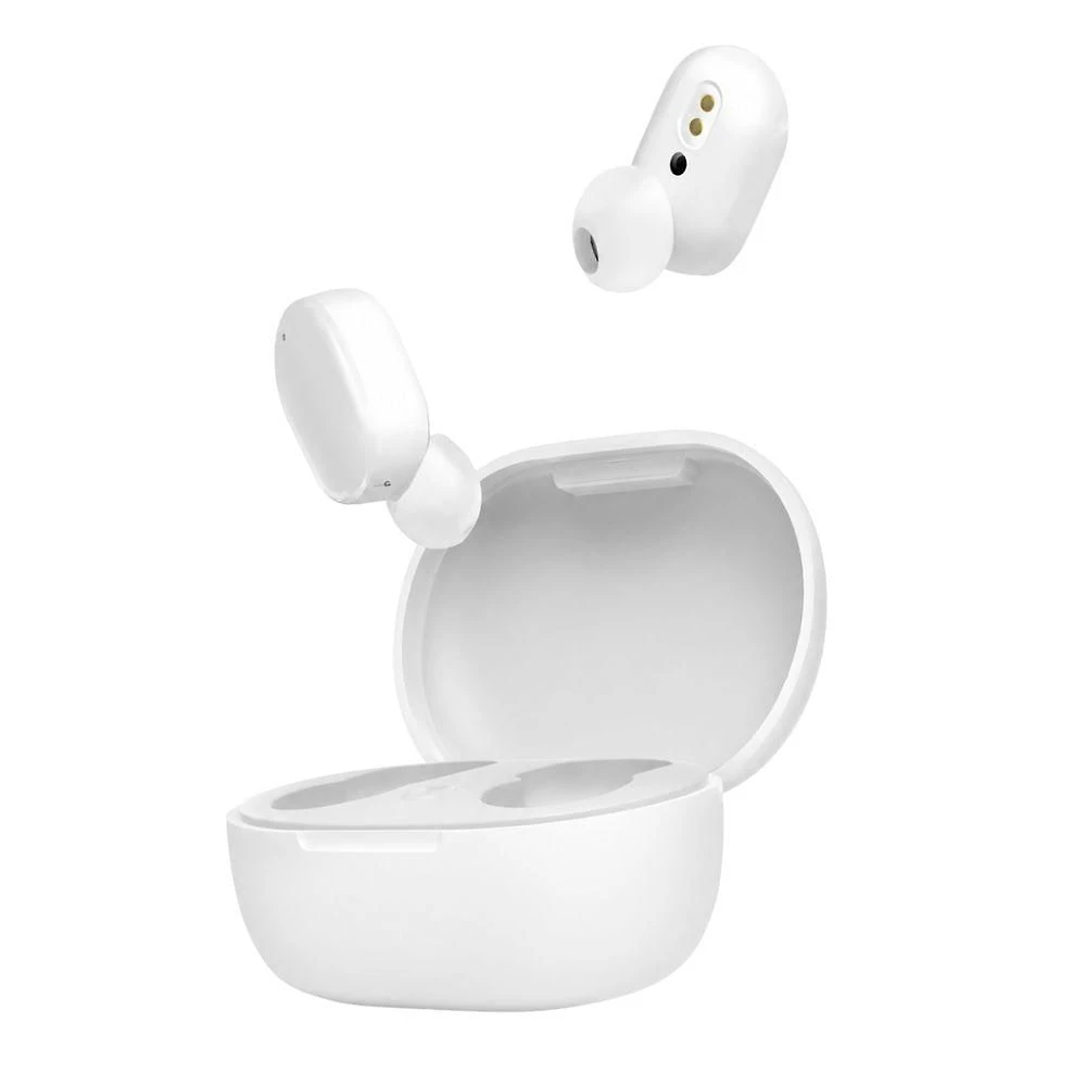 Fone de Ouvido Bluetooth TWS MDM Mini Dots sem Pressionar Branco