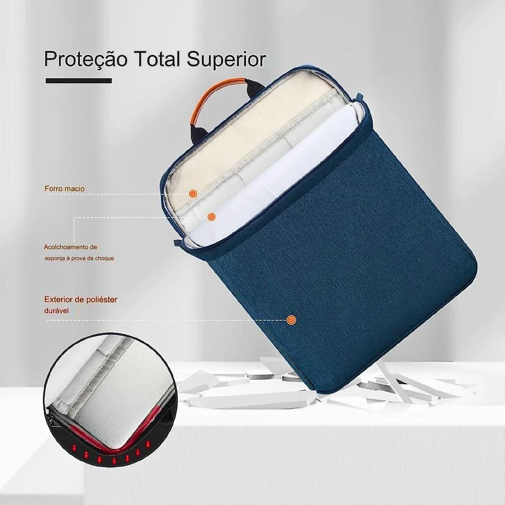 Bolsa 13 Pol P/ Ipad 9 10 11 Galaxy A9 A11 S9 Fe S10 Xiaomi