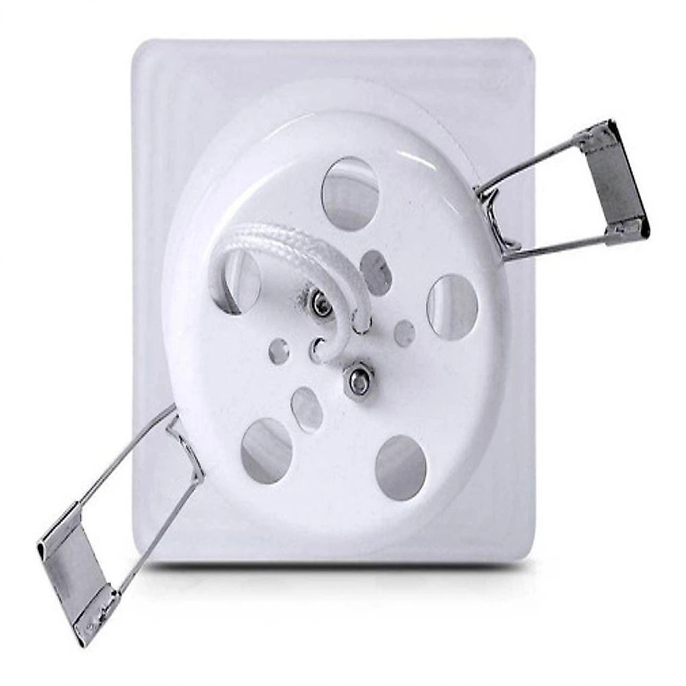 Spot Embutir Branco Quadrado Vidro Com Led 4,8w Led Cor Da Lâmpada 4000k