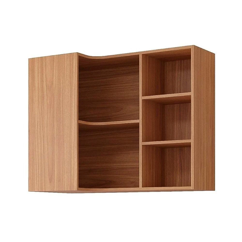 Armário Aéreo P- Cozinha Eloise De Canto C-5 Nichos 92cm Freijo - Mgm