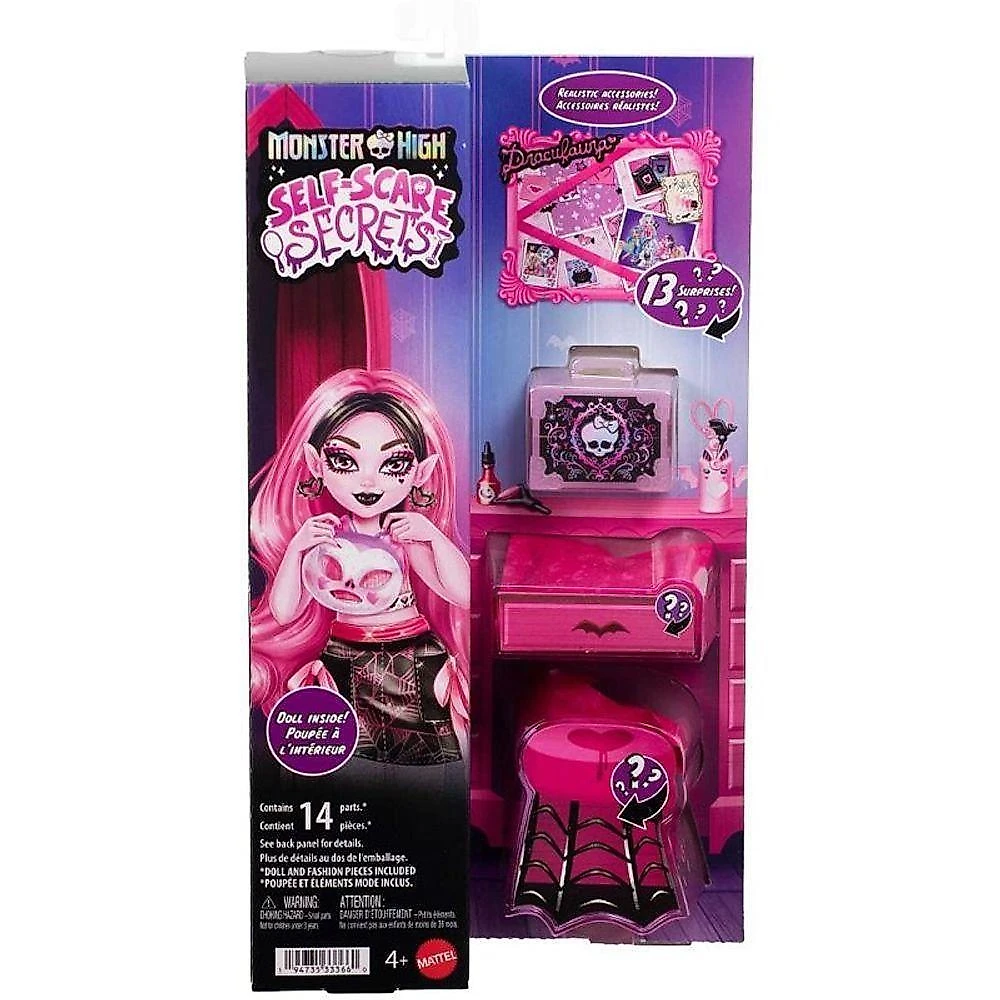 Boneca Monster High Self-scare Secrets Serie 1 com Acessórios Surpresa Mattel