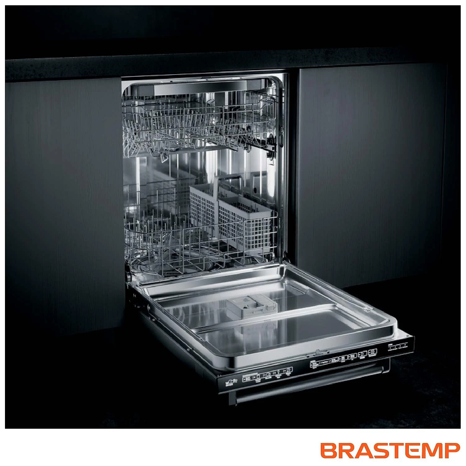 Lava-Louças de Embutir Brastemp Gourmand 14 Serviços Inox com Smart Sensor - BLB14GR 110