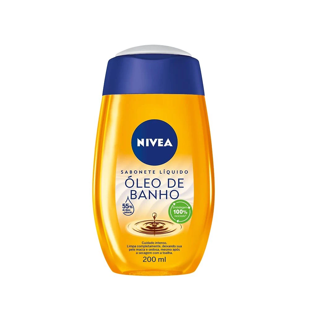 Sabonete Líquido Nivea Óleo de Banho 200ml
