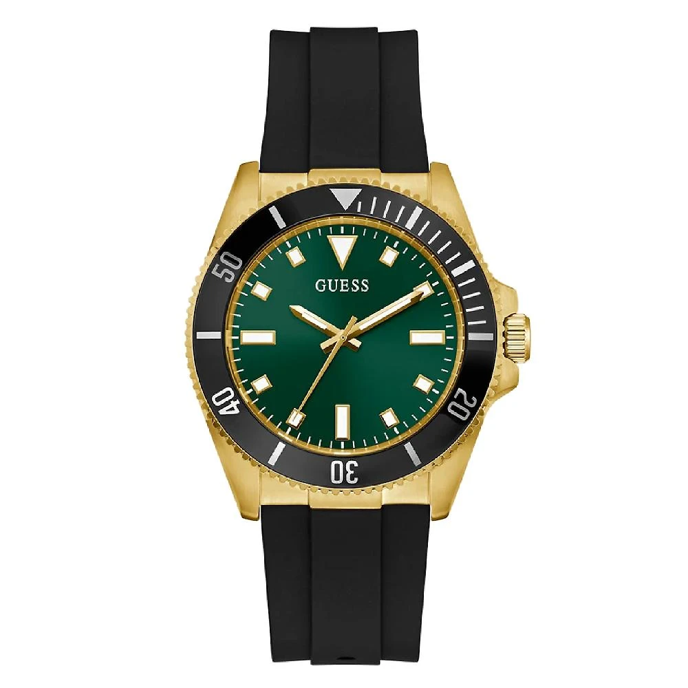 Relógio Guess Masculino GW0969G2 Verde e Dourado 41mm
