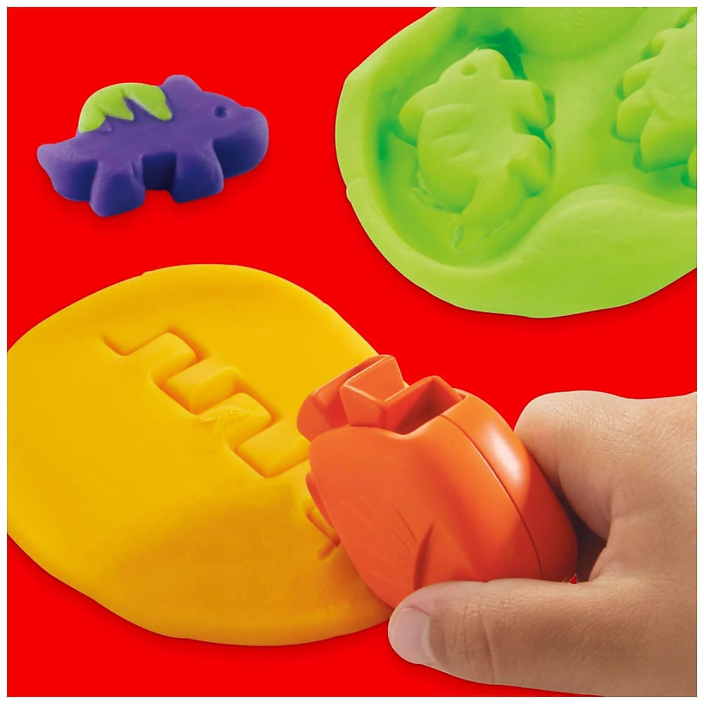 Play-Doh Formas & Cores: Kit Inicial Dinossauro Com 11 Acessórios Para Crianças 2+ .