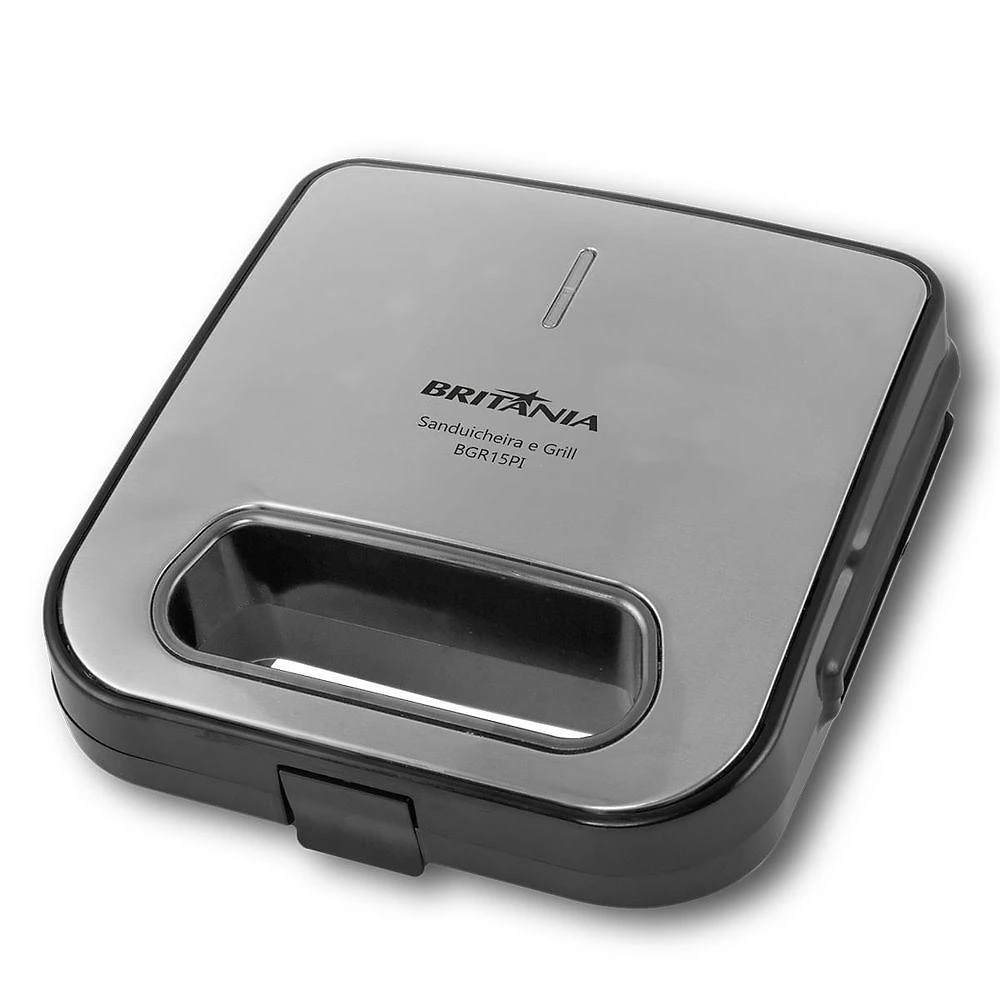 Sanduicheira E Grill Britânia BGR15PI Antiaderente 750W 220V