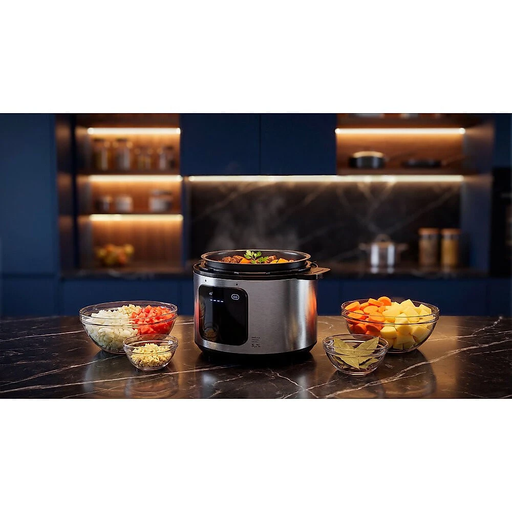 Panela de Pressão Elétrica OPAN930 Digital Multifuncional Oster Cadence Inox - 110V