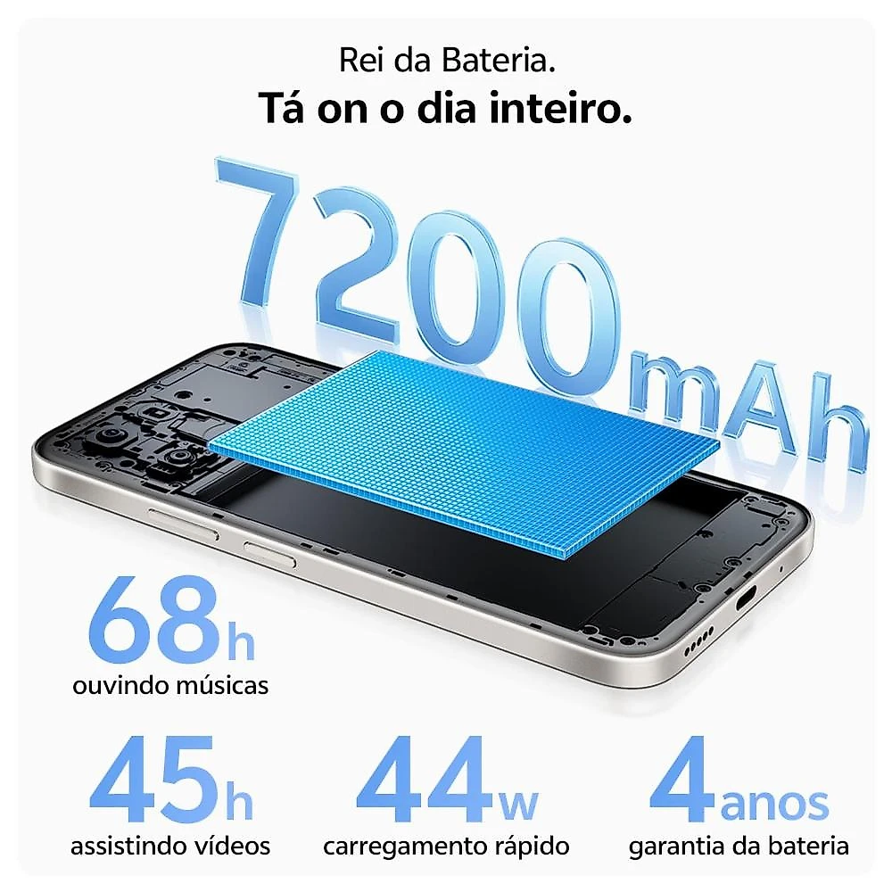 Smartphone jovi y31 4g tela 6,75” 256gb 8gb ram câmera 50mp preto