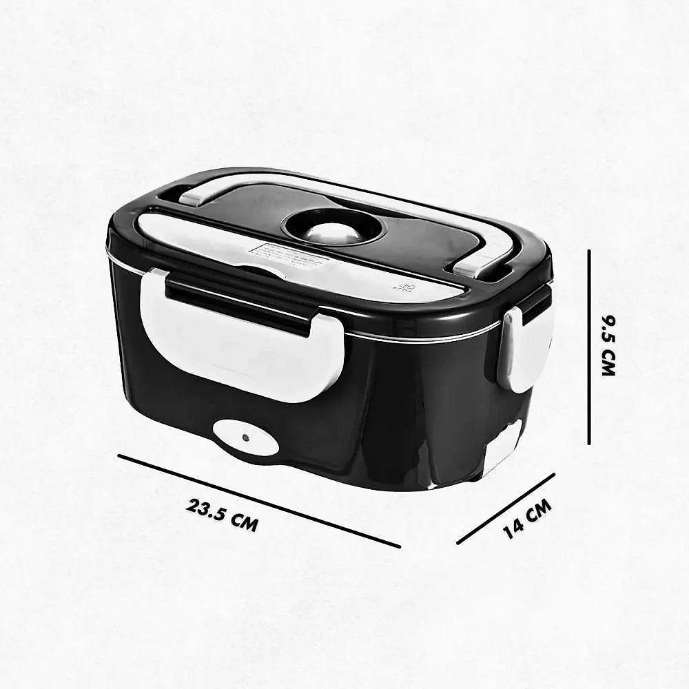 Marmita elétrica portátil bivolt- usb - preto