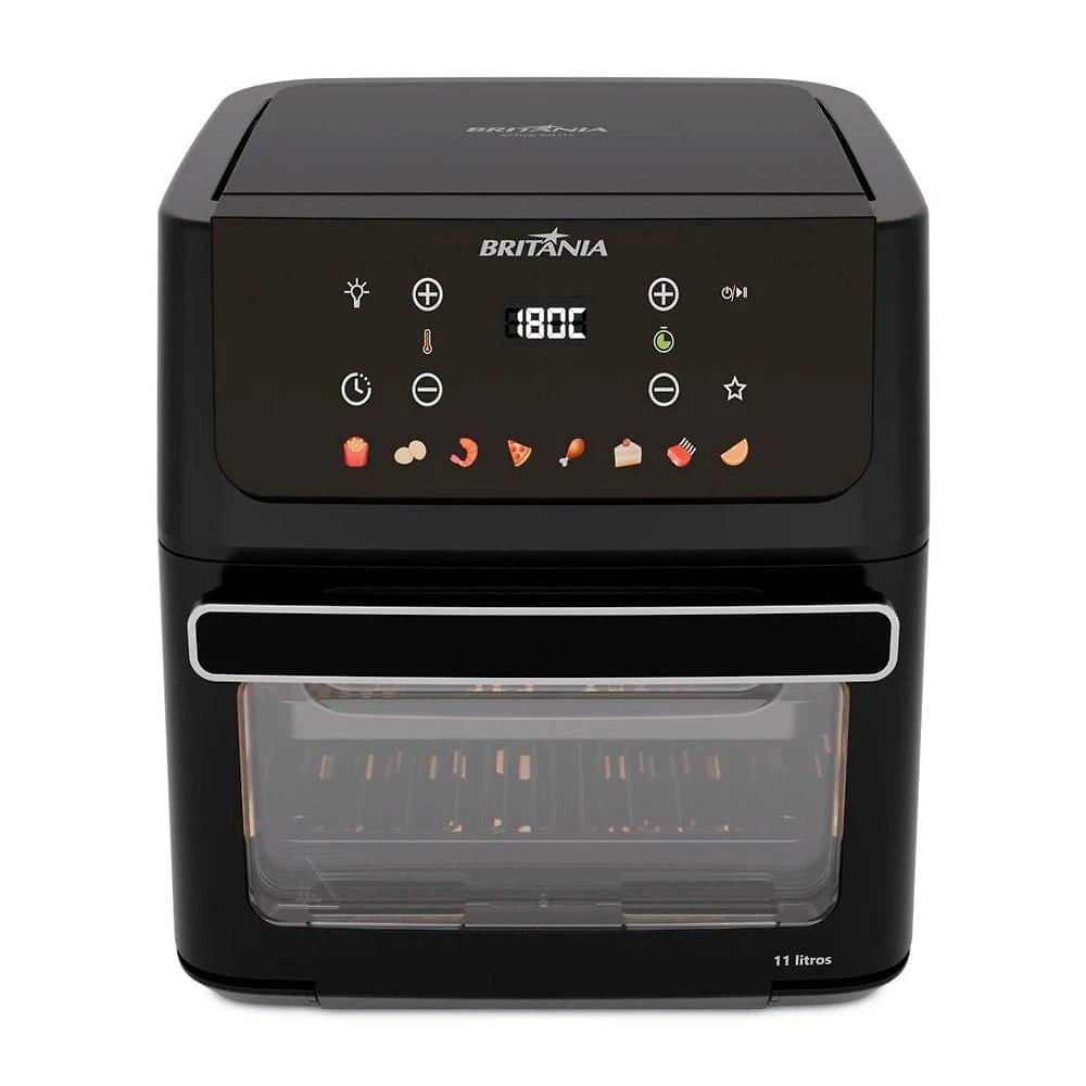 Miniatura Fritadeira Air Fryer BAF11A Britânia Preta 127V Preto - 127V