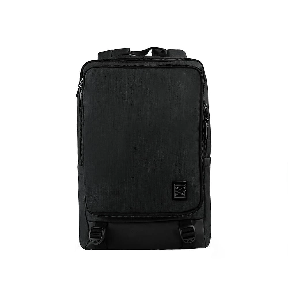 Mochila Masculina Executiva Para Notebook City Block Preta Preto