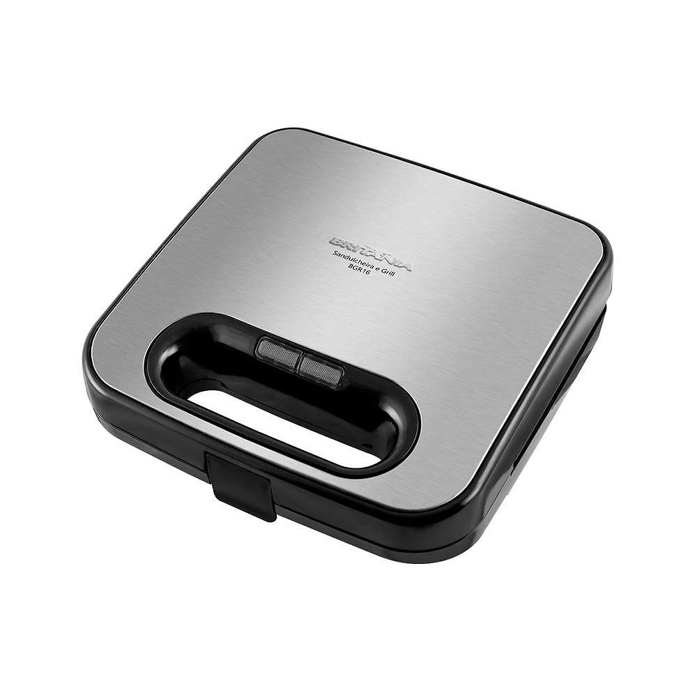 Sanduicheira E Grill Britânia BGR16 2 Em 1 Redstone 750W 110V