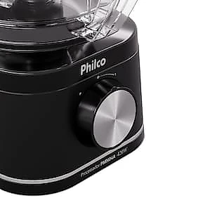 Processador de Alimentos Philco PMN04A 420W 500ml Trava de Segurança Preto 110V