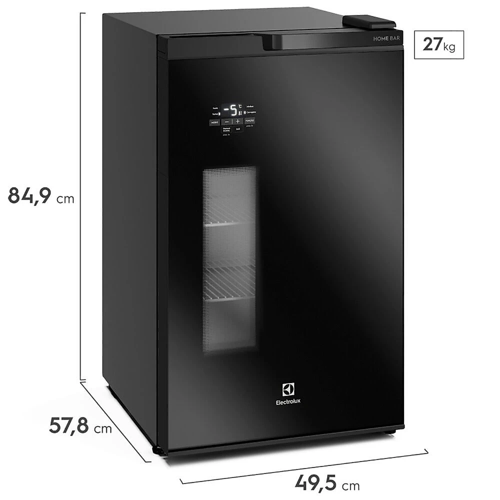 Cervejeira Electrolux 100 Litros Frost Free Preta - EB100 Preto - 110V