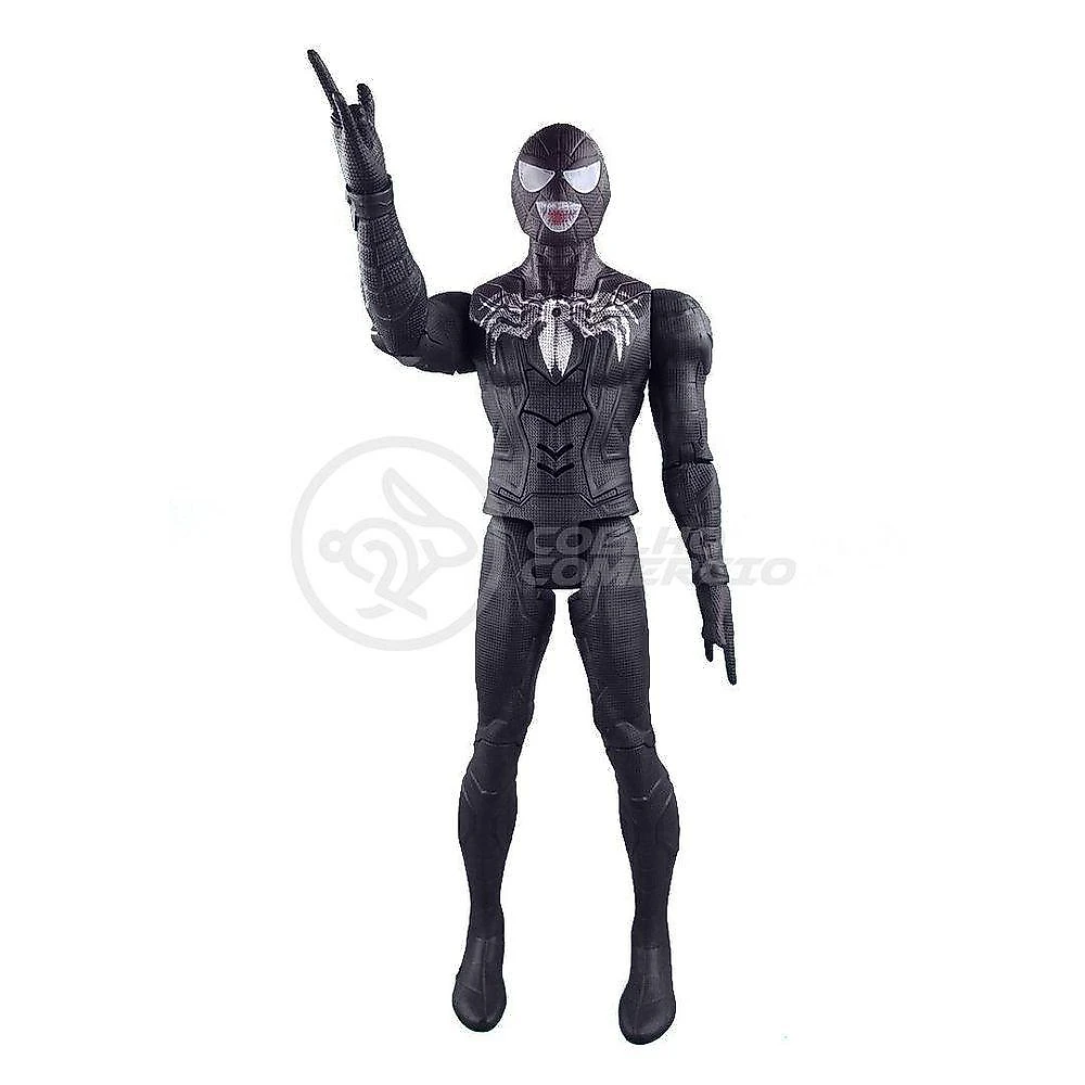 Boneco Articulado 30Cm Action Ação Do Spiderman Venom Marvel