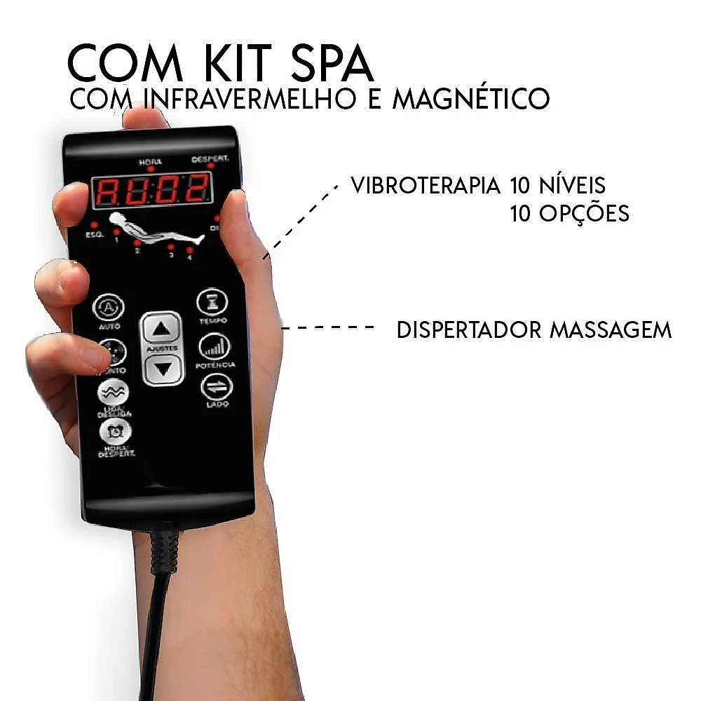 Colchão Motion 28 Articulavel Com Vibro - Latex E Molas Medida Solteiro 88x188cm Opcionais Box E Kit Spa