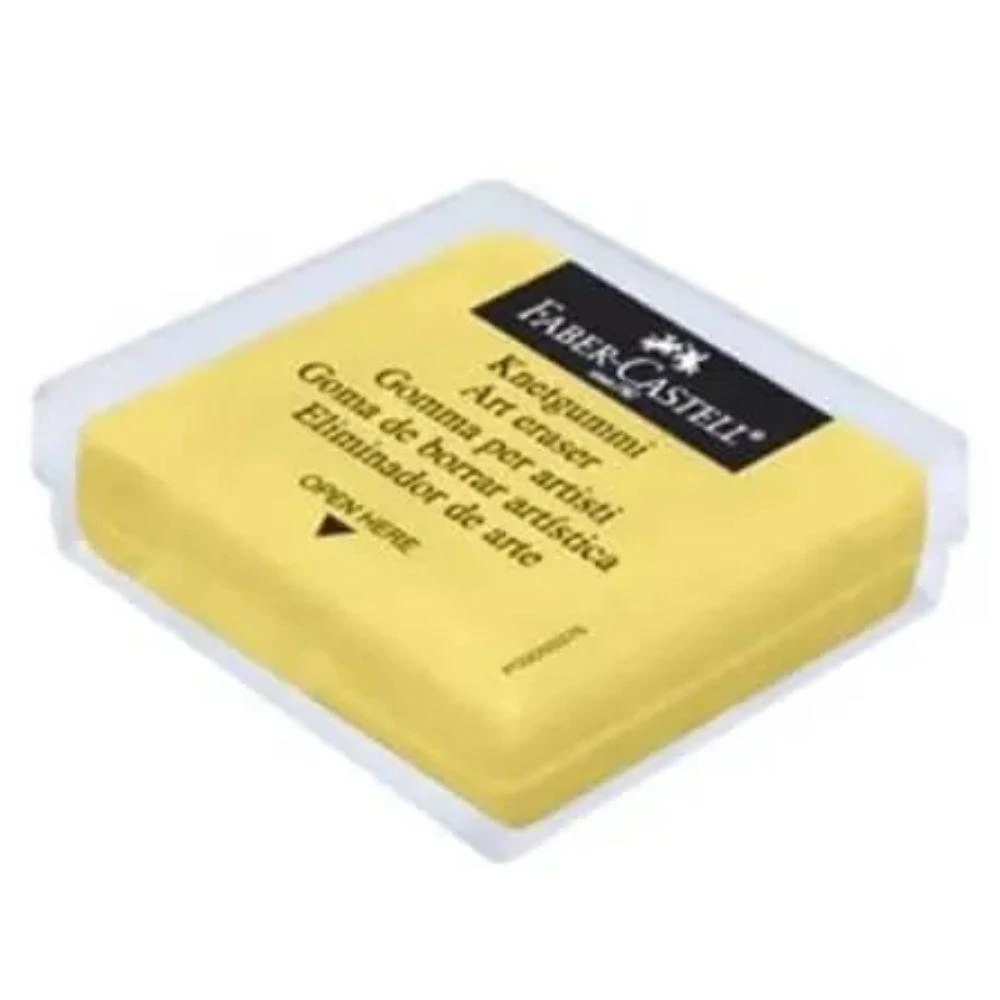 Borracha Artística Maleável Faber-Castell Limpa Tipos Colorida Ideal para Grafite Carvão Pastel Seco