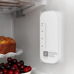 Miniatura Geladeira Consul Frost Free CRM53FB Duplex Branca com Espaço Flex, Prateleira Flex, Iluminação em LED e Filtro Antiodor - 451 litros 110V