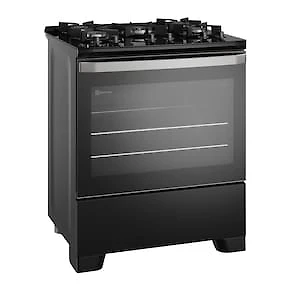 Fogão 5 Bocas Electrolux FE5GB Efficient Preto Bivolt