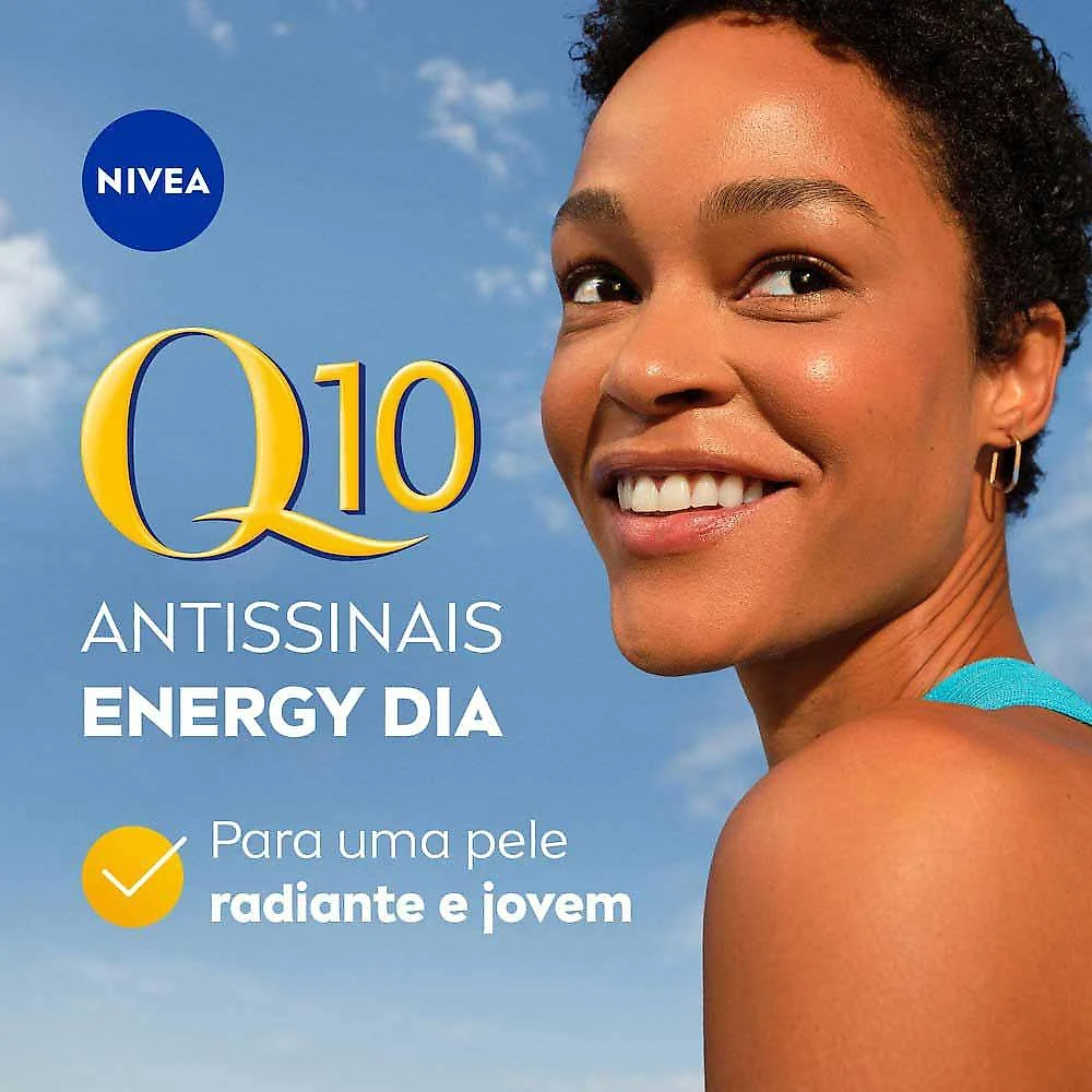 Nivea creme facial antissinais q10 energy dia fps 15 50g