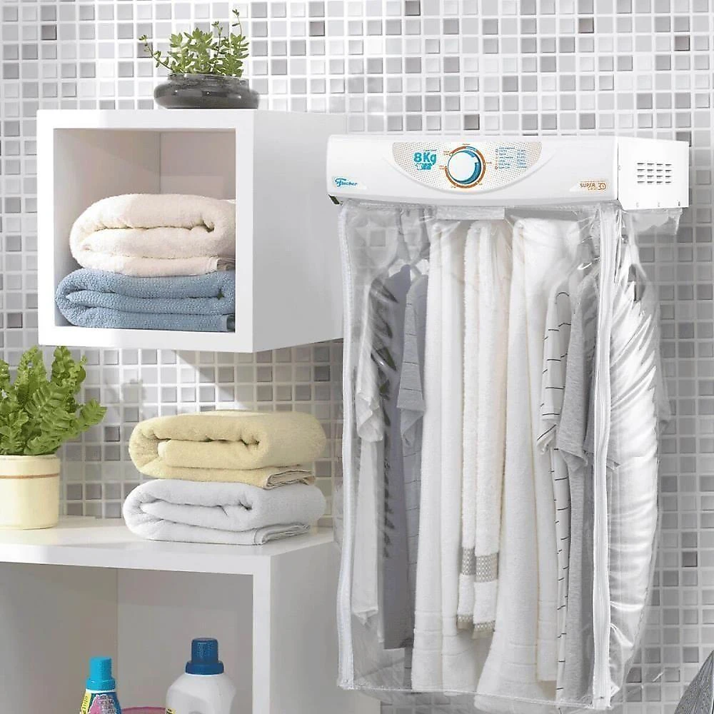 Secadora De Parede Fischer Super Ciclo 8 Kg Com Timer Contínuo Branco 127V