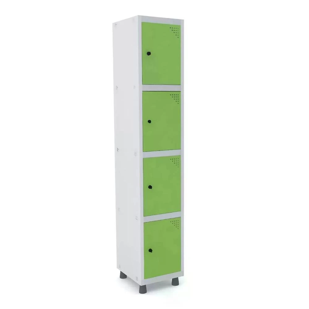 Armário Roupeiro de Aço 4 Portas