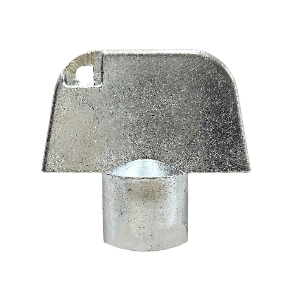 Chave 24001 Compacta para Miolo Triangulo 8MM Zamak Zincado Branco Tasco